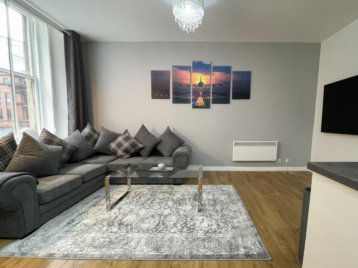 Exquisite 2Br Flat Near Central Train Station Glasgow Exteriör bild
